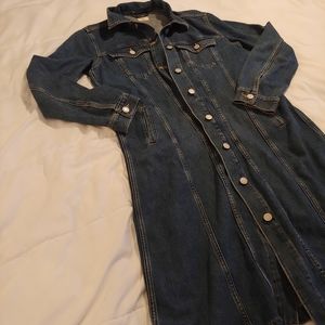 *Once Worn* GAP Icon Duster in M Indigo